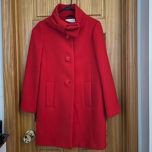Coats | Kate Spade Red Coat | Poshmark